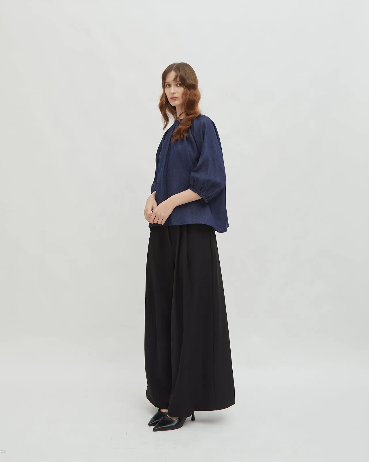 Amara Denim Blouse