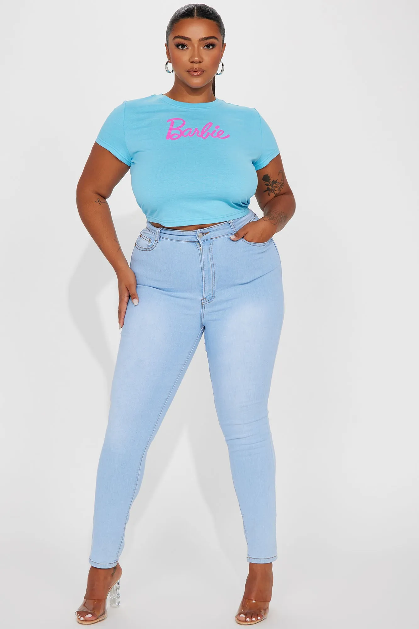 Barbie Fitted Tee - Blue