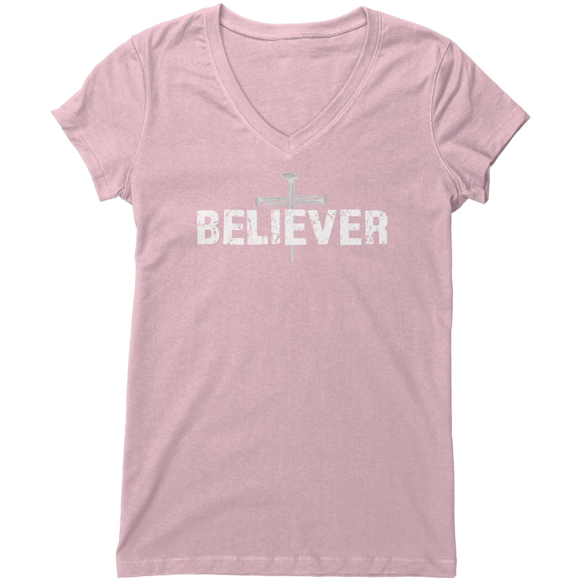 Believer Women's V-Neck Tee