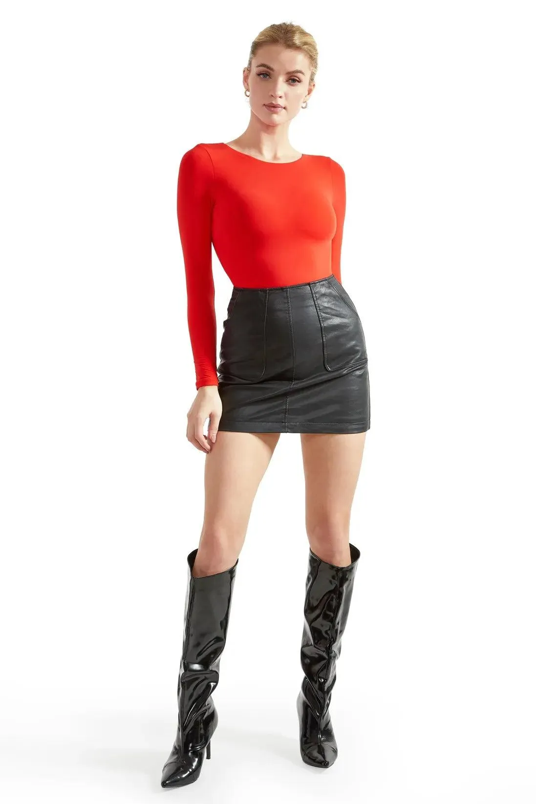 Buttery Soft Crew Neck Bodysuit - Long Sleeve