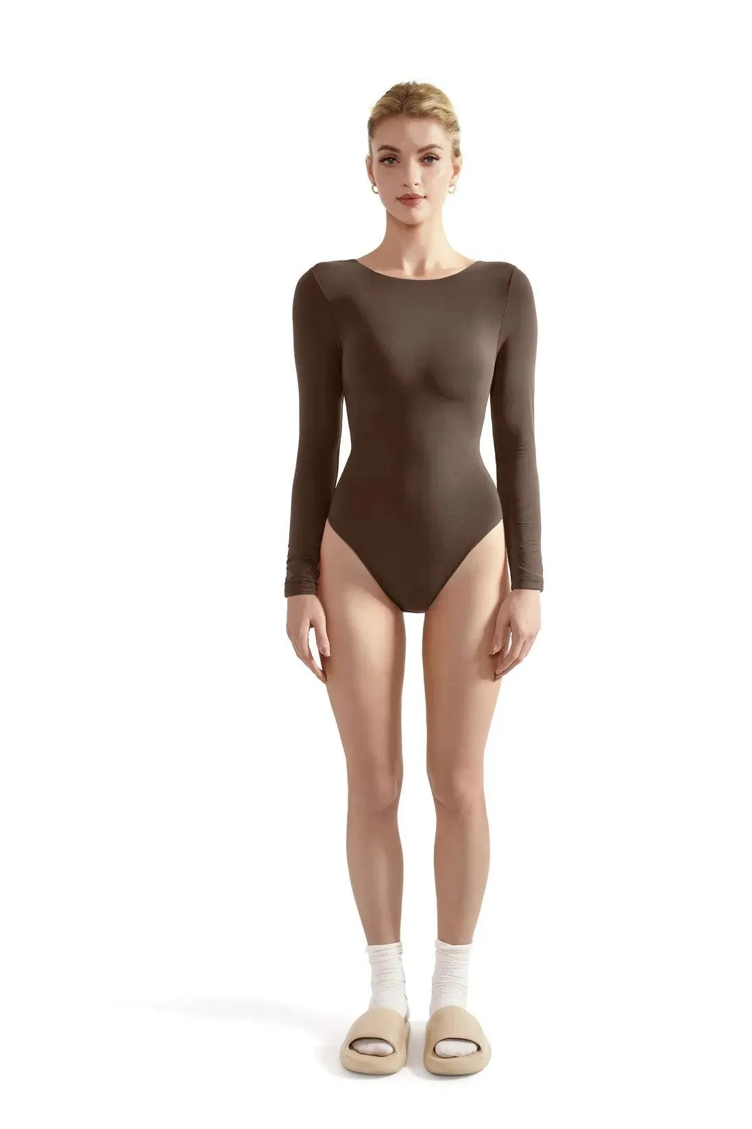 Buttery Soft Crew Neck Bodysuit - Long Sleeve