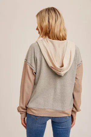 Colorblocked Zip Up
