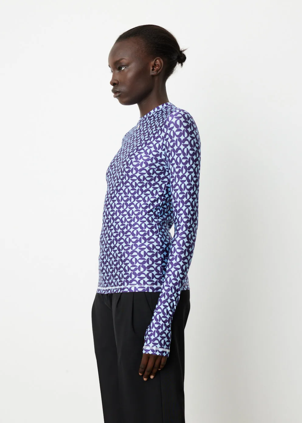 Crewneck Fitted Top