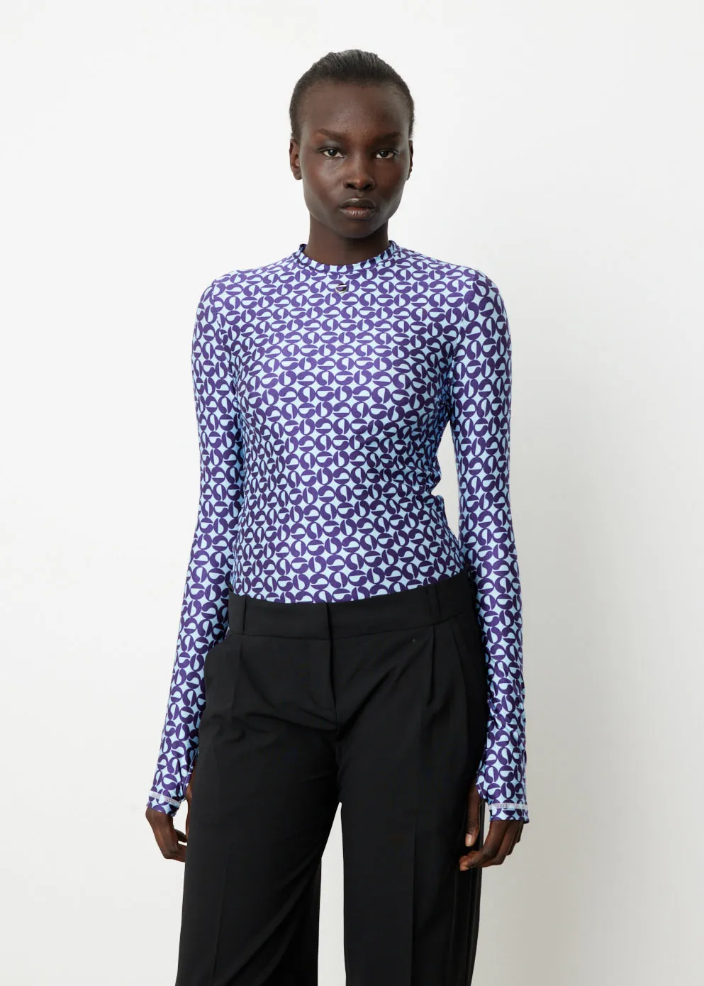 Crewneck Fitted Top