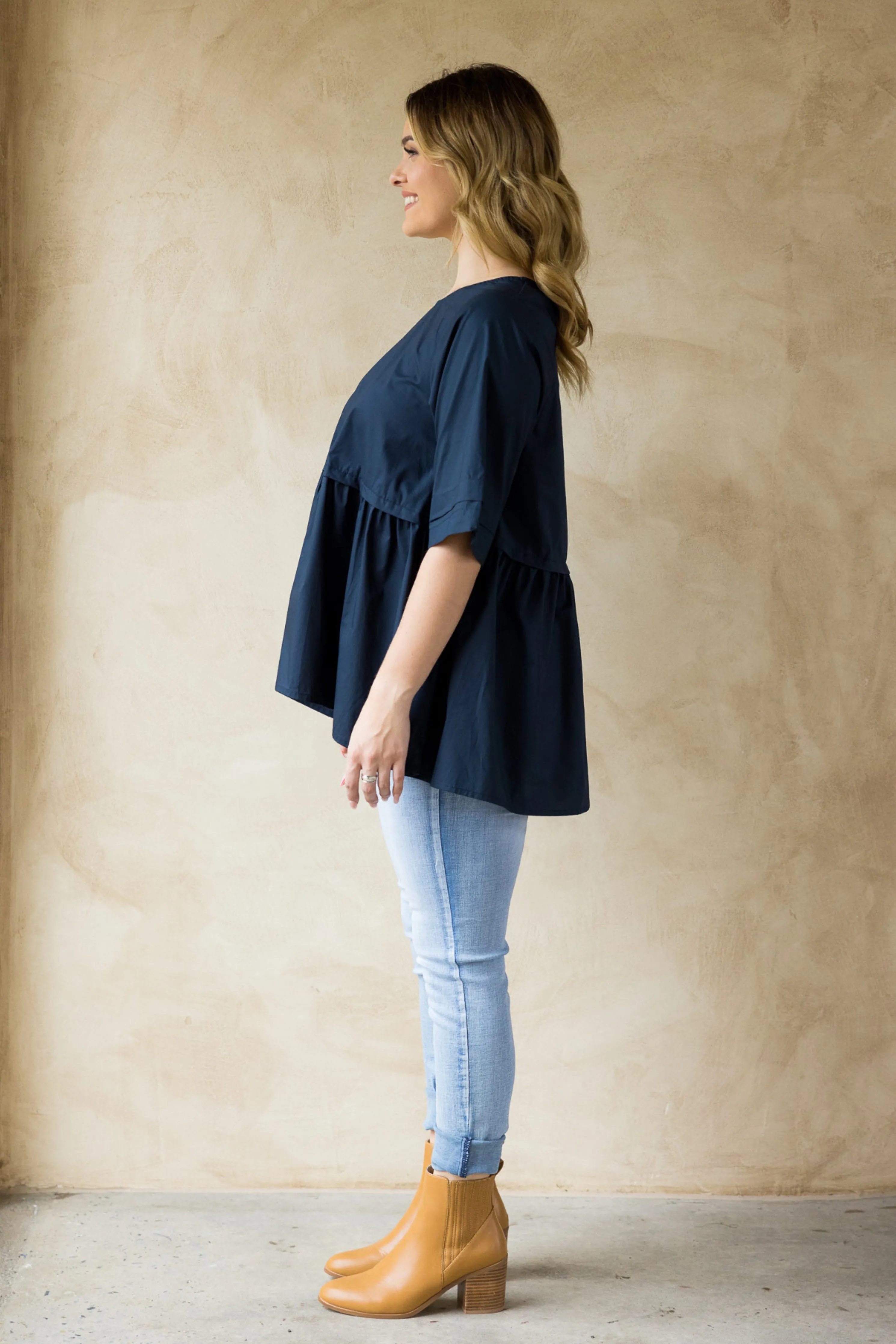 FINAL SALE Kingsley Top in Admiral