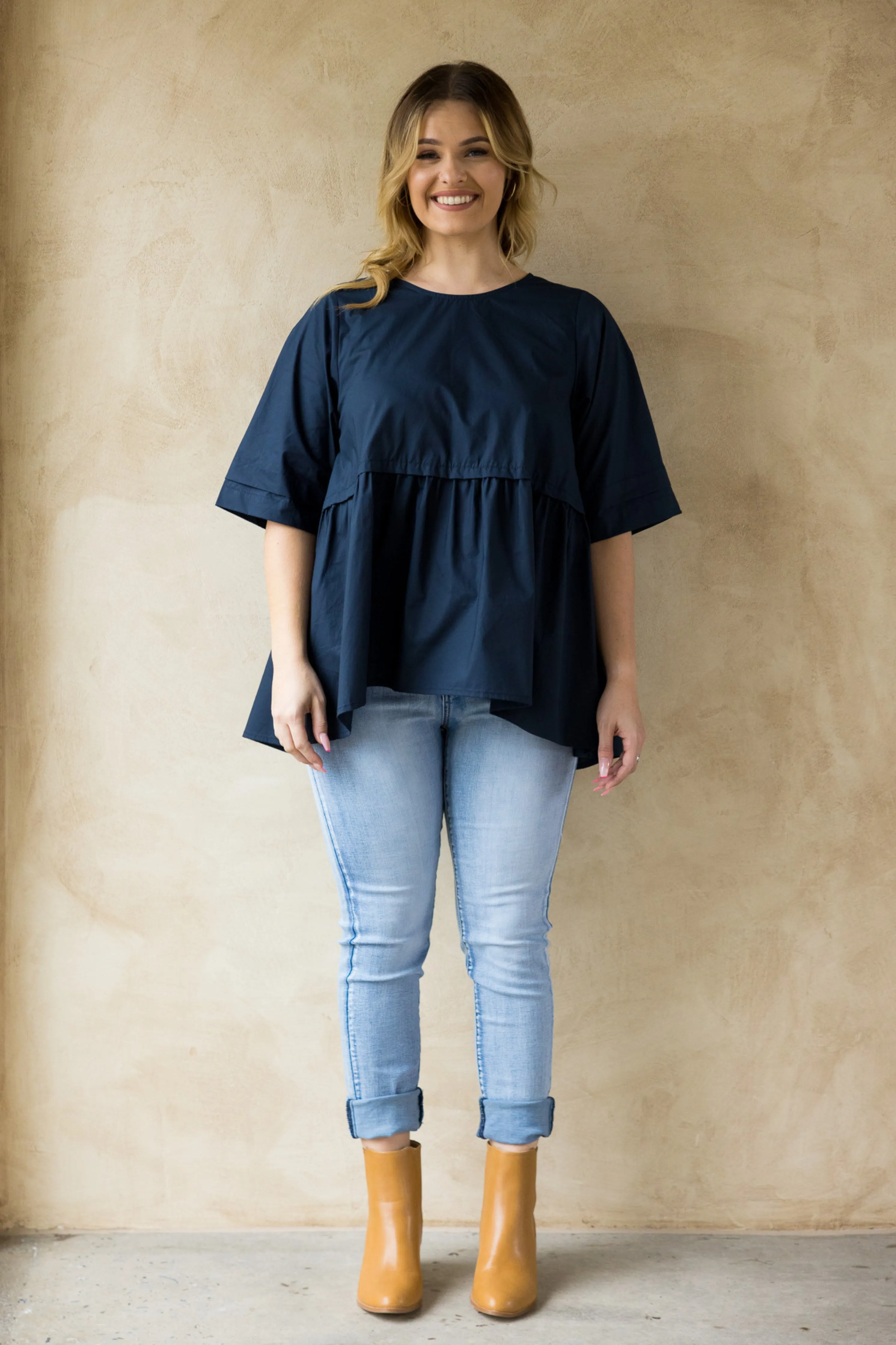 FINAL SALE Kingsley Top in Admiral