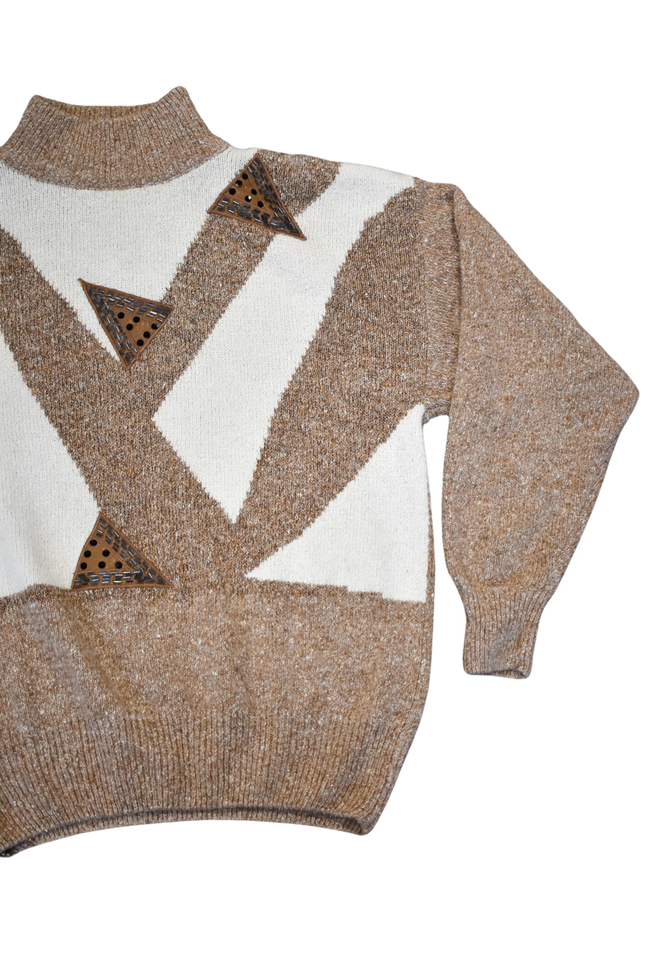 Giorgi triangular vibes knit jumper, 12