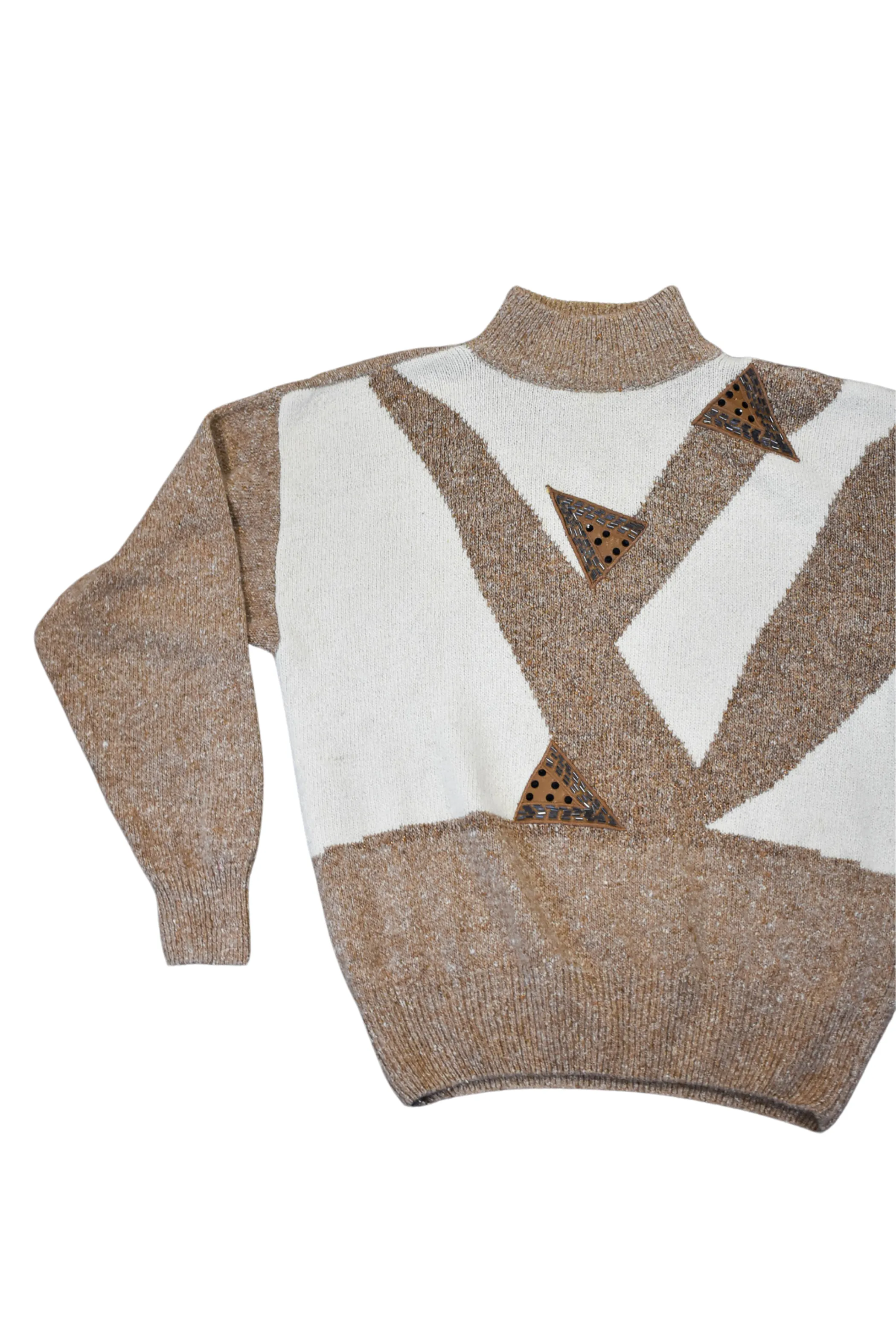 Giorgi triangular vibes knit jumper, 12