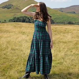 Green Tartan Womens Marilyn Dress