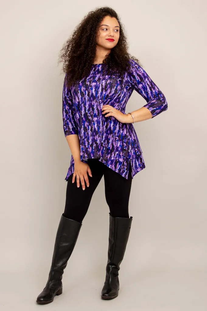 Kindness Tunic, Plum Rain, Bamboo - Final Sale
