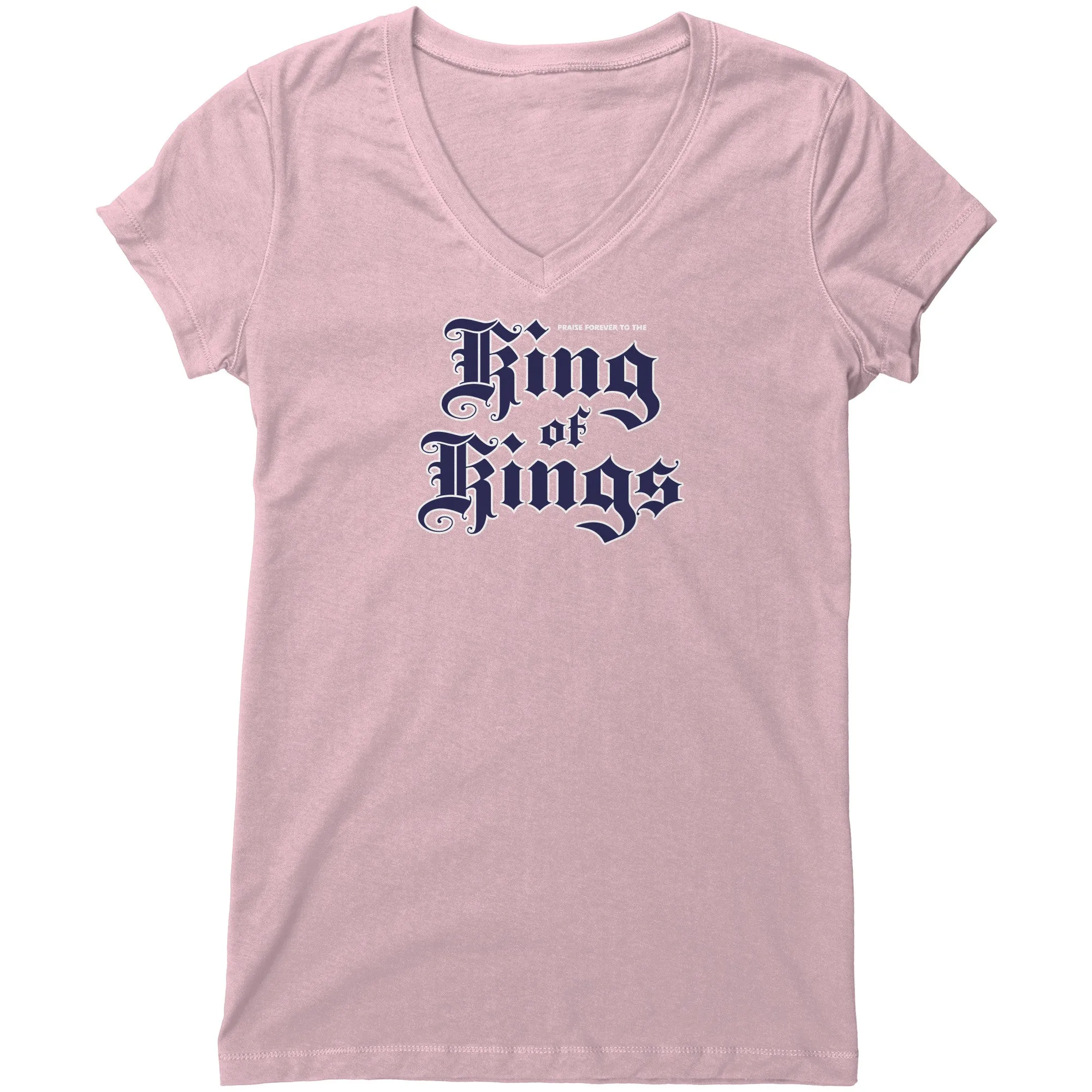 King Of Kings Women's V-Neck Tee