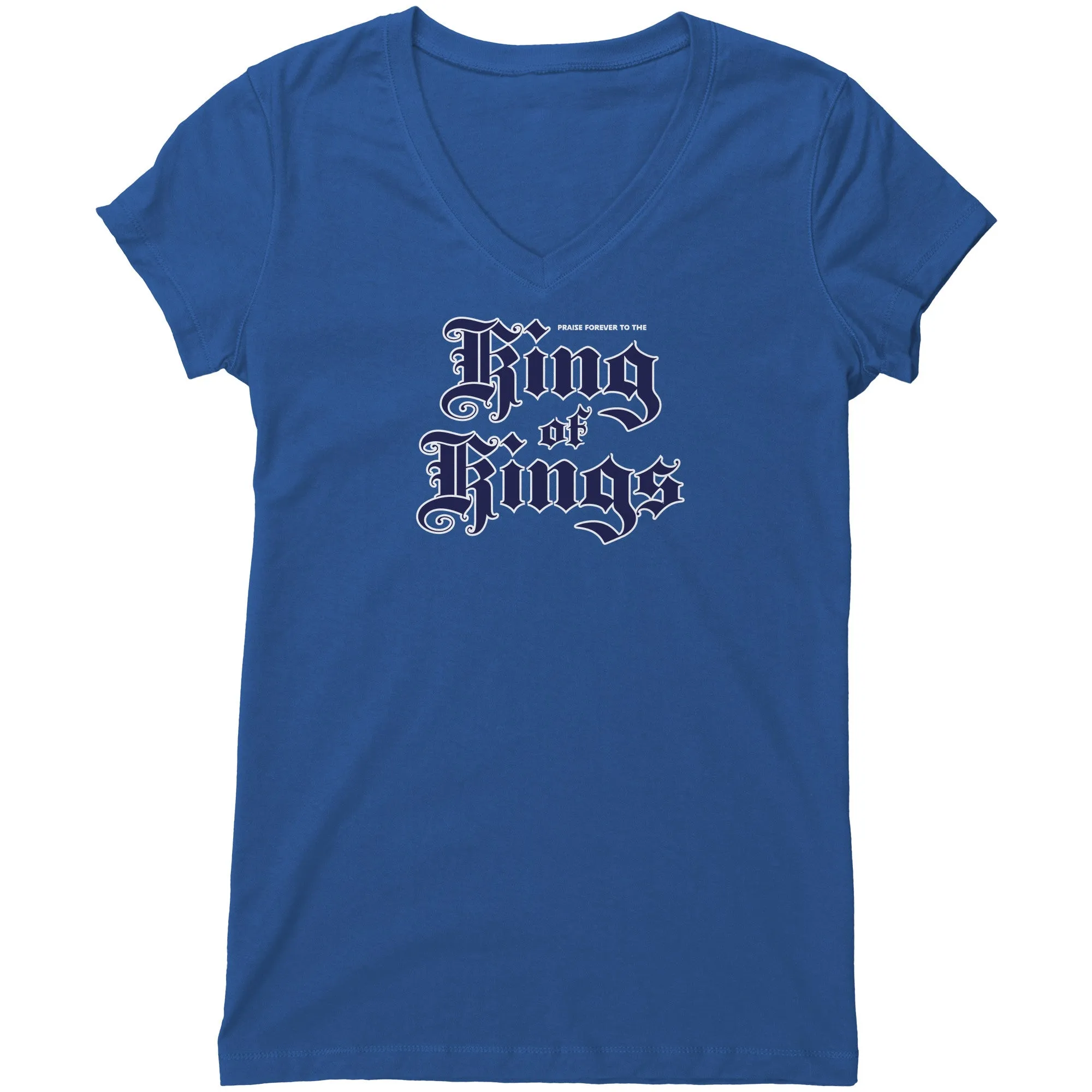 King Of Kings Women's V-Neck Tee
