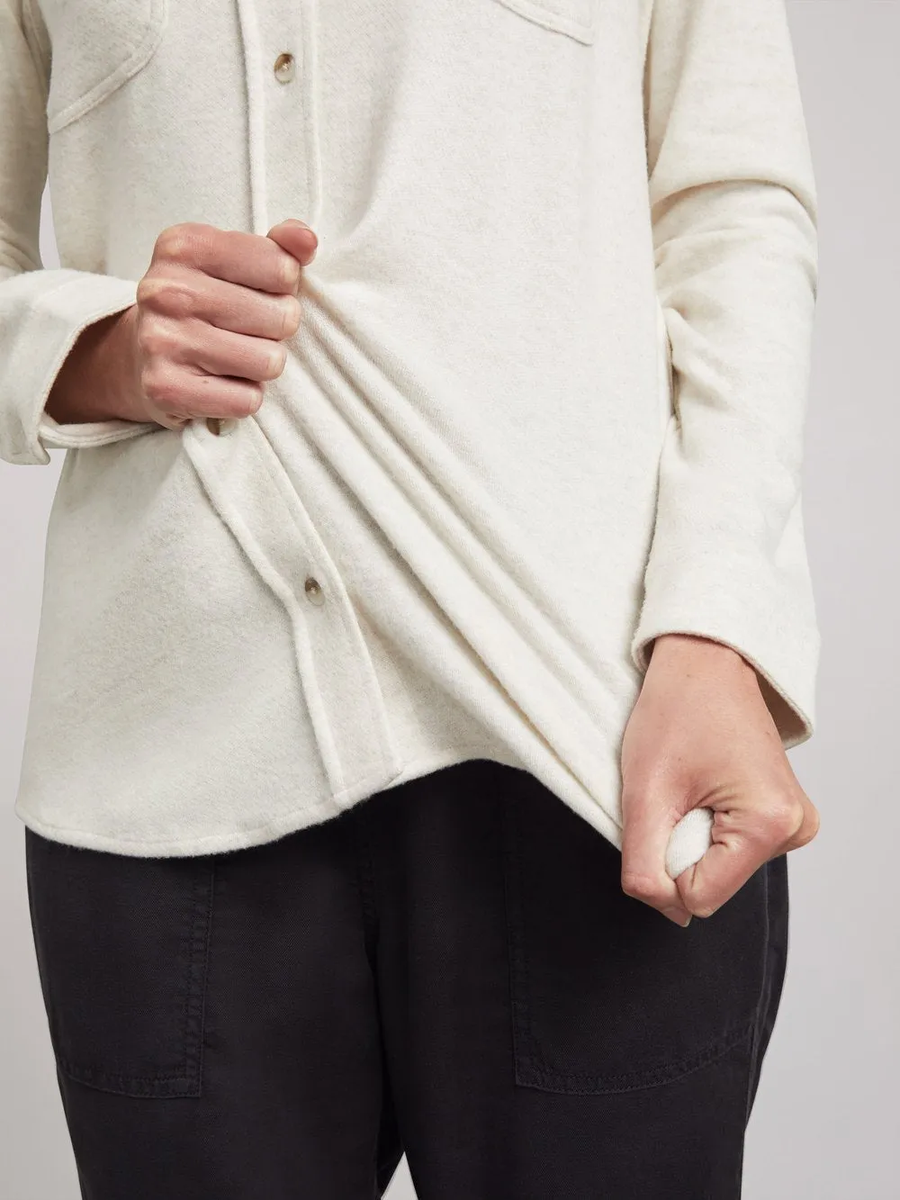 Legend Sweater Shirt in Off White