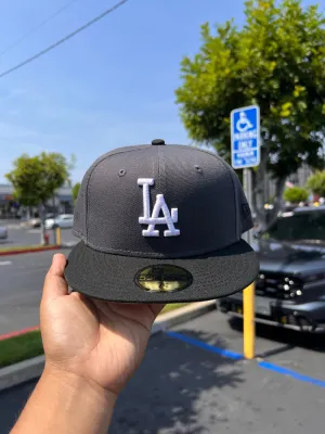 Los Angeles Dodgers Charcoal / Black 5950