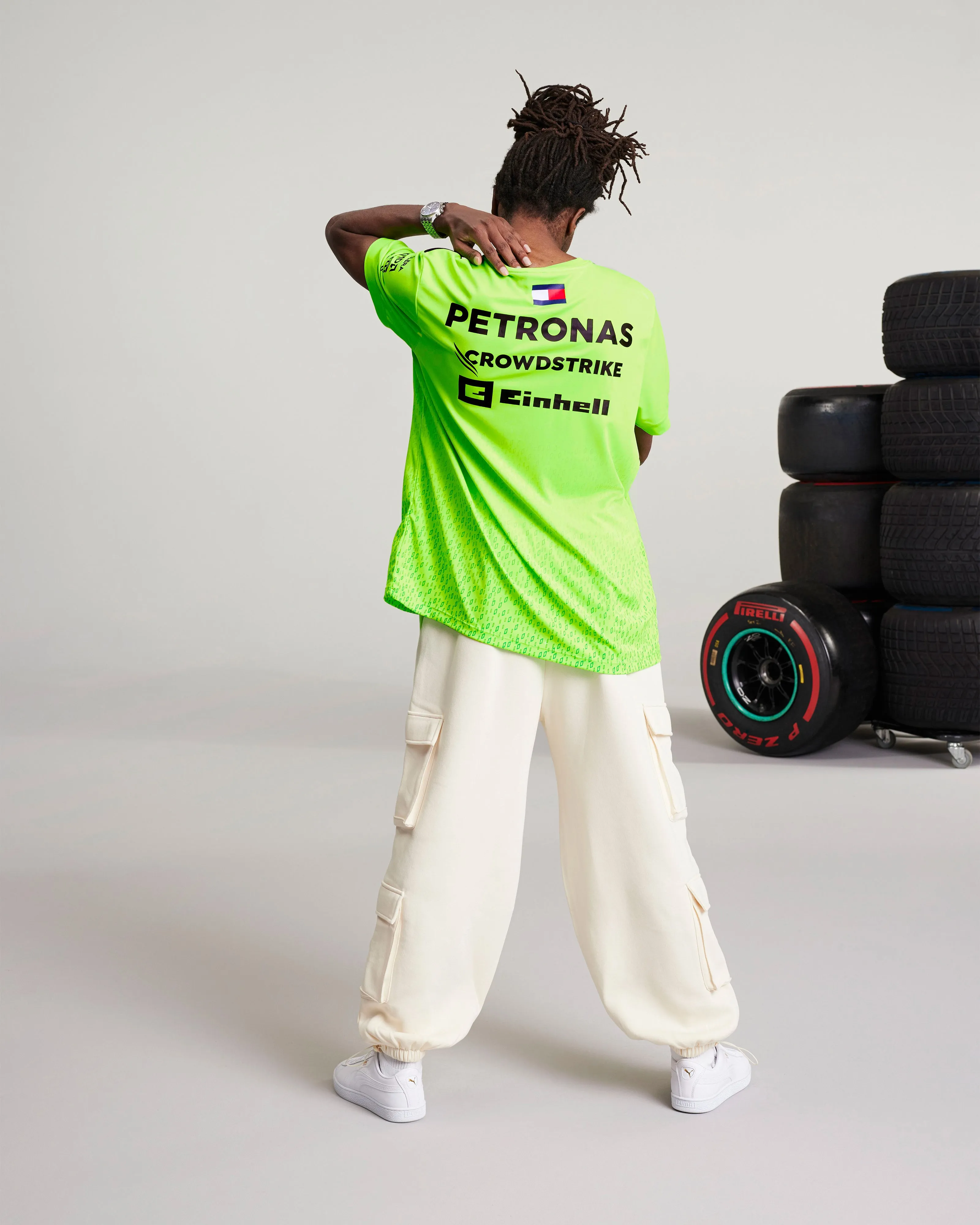 Mens 2023 Team Set Up Tee Volt Green