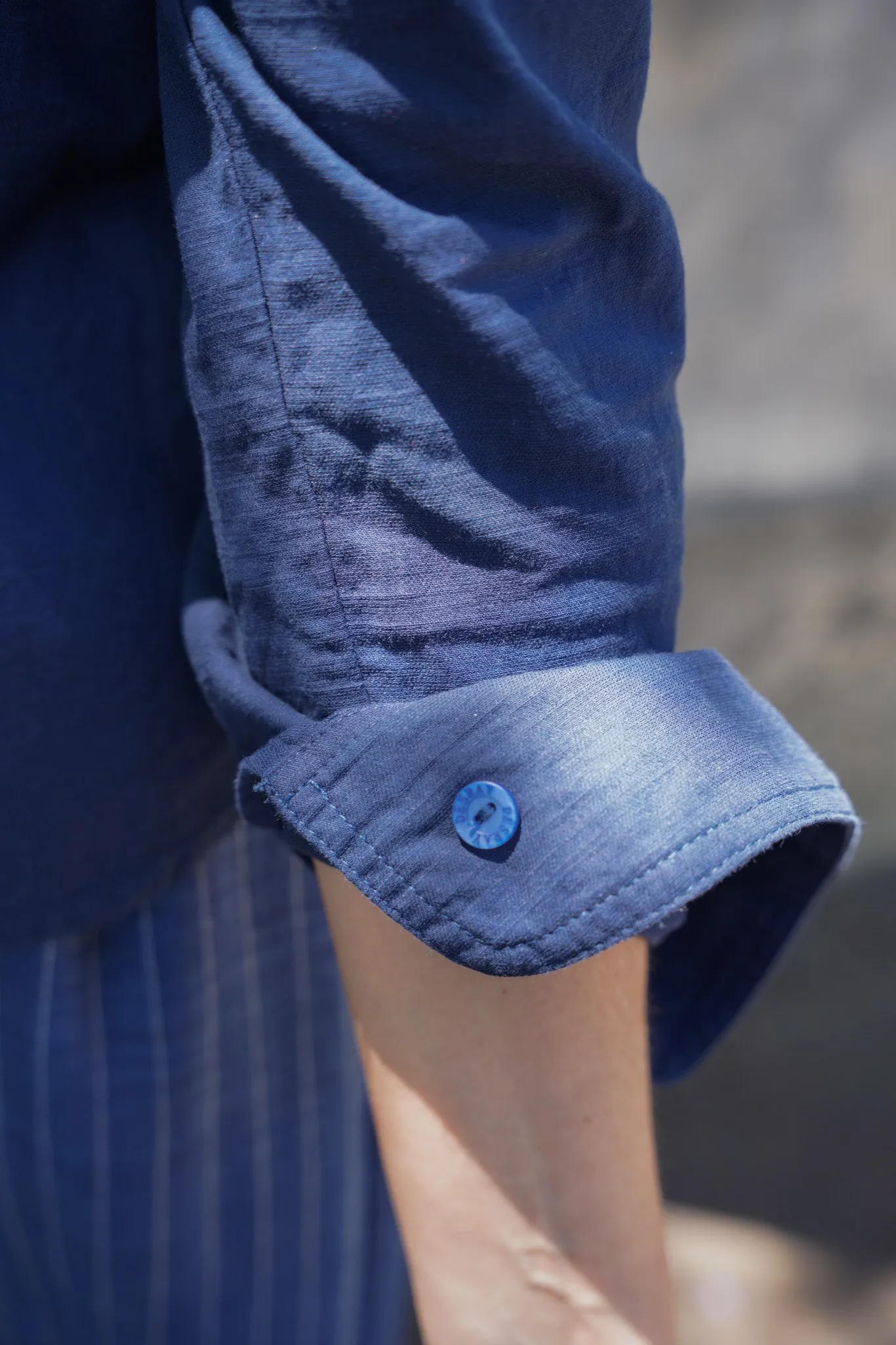 Navy Fitted Classic Shirt