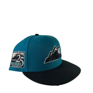 New Era Colorado Rockies 25th Anniversary Fitted Size 7 3/8