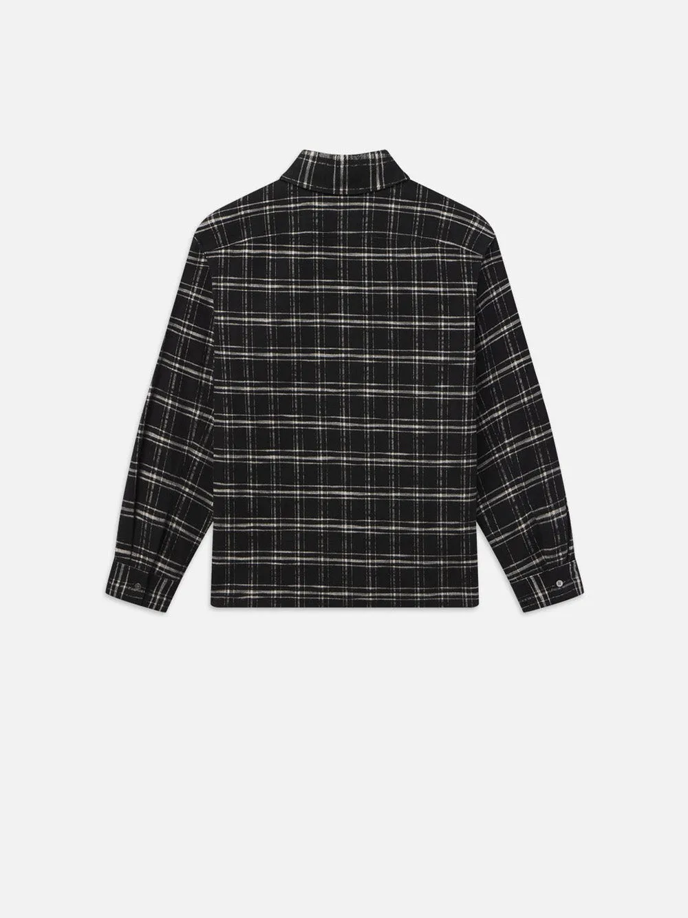 Plaid Overshirt -- Black Plaid