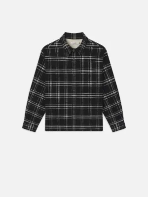 Plaid Overshirt -- Black Plaid