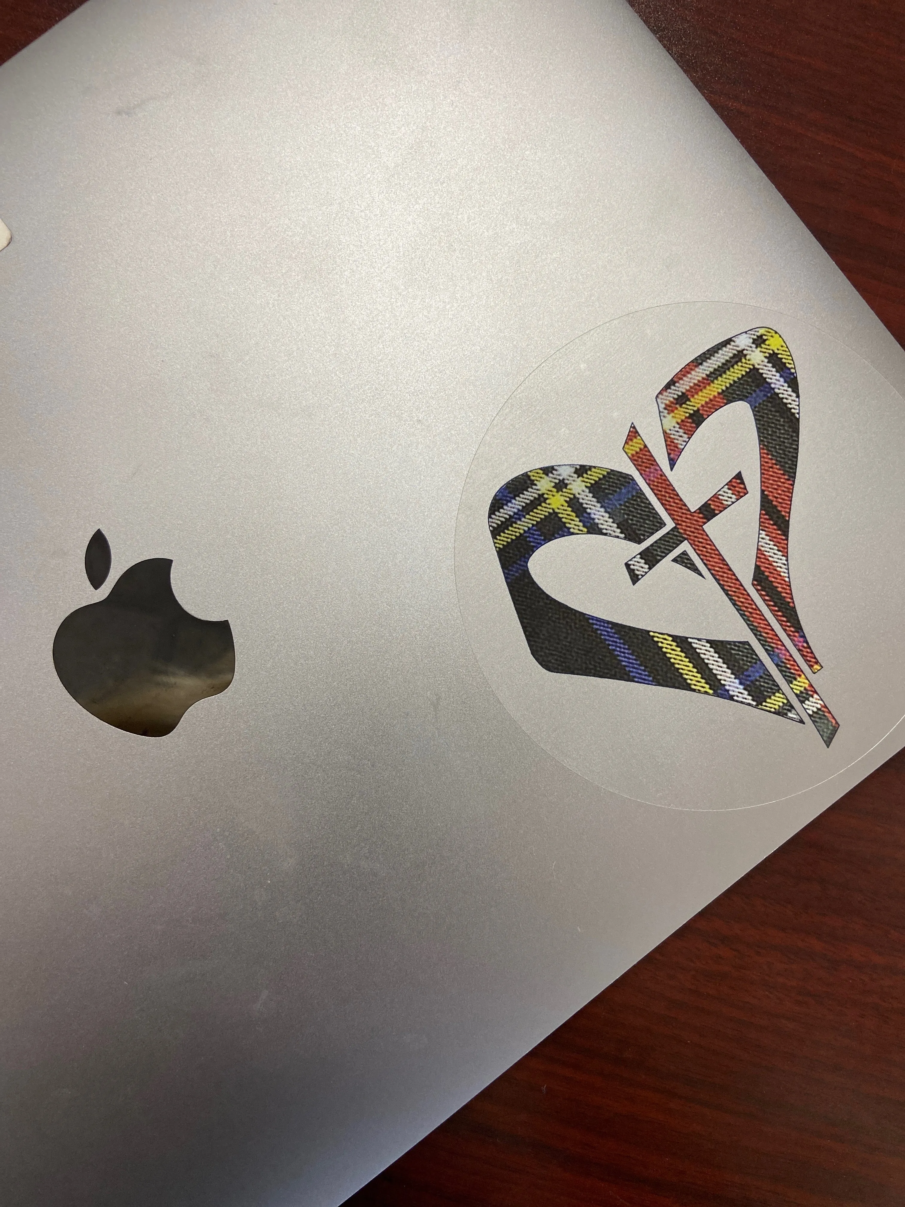 Plaid Tech Stickers