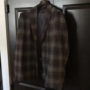 Soul of London Blazer  Navy plaid SOBL212112