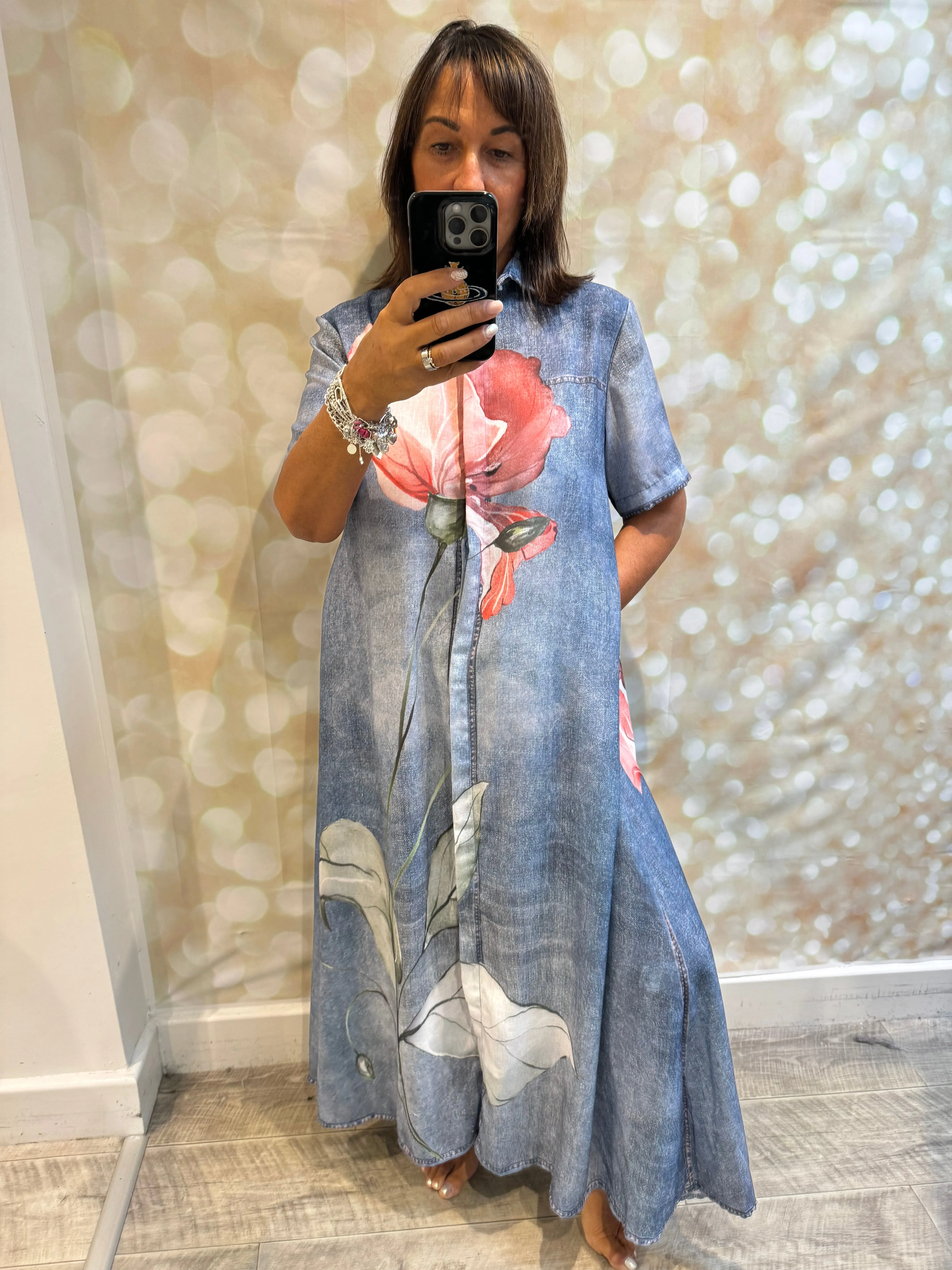 Studio Denim Floral shirt/dress