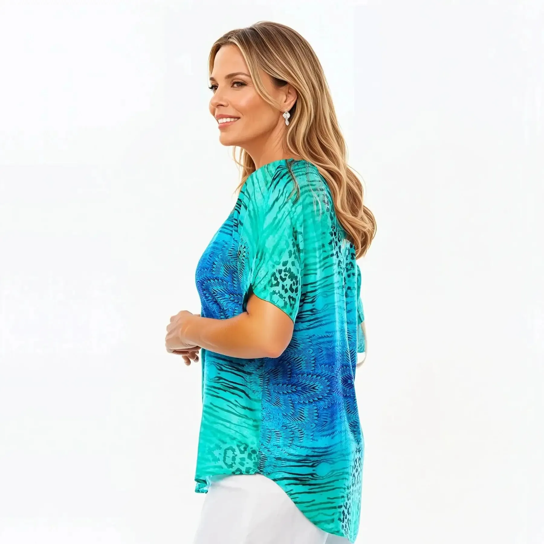 V-Neck T-Shirt (Spray)