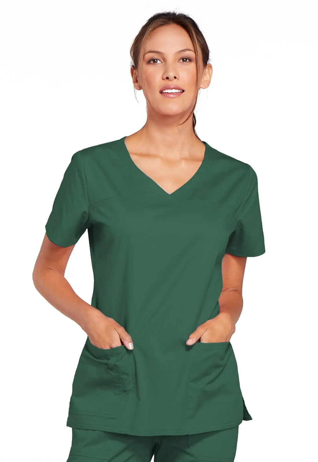 WW Core Stretch  V-Neck Scrub Top 4727