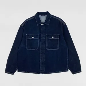 YZY SZN 6 Unreleased Sample Work Shirt In Denim